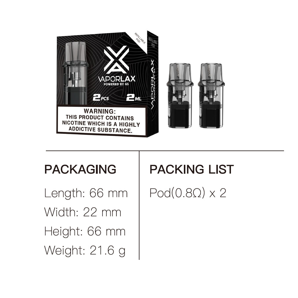 VaporLax Nano Cartridge 2ml wi – обзор и цена Vaping Area