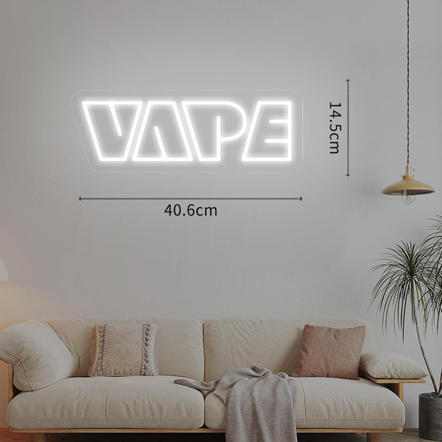 VAPE Neon Sign USB Dimmable LE – обзор и цена Vaping Store