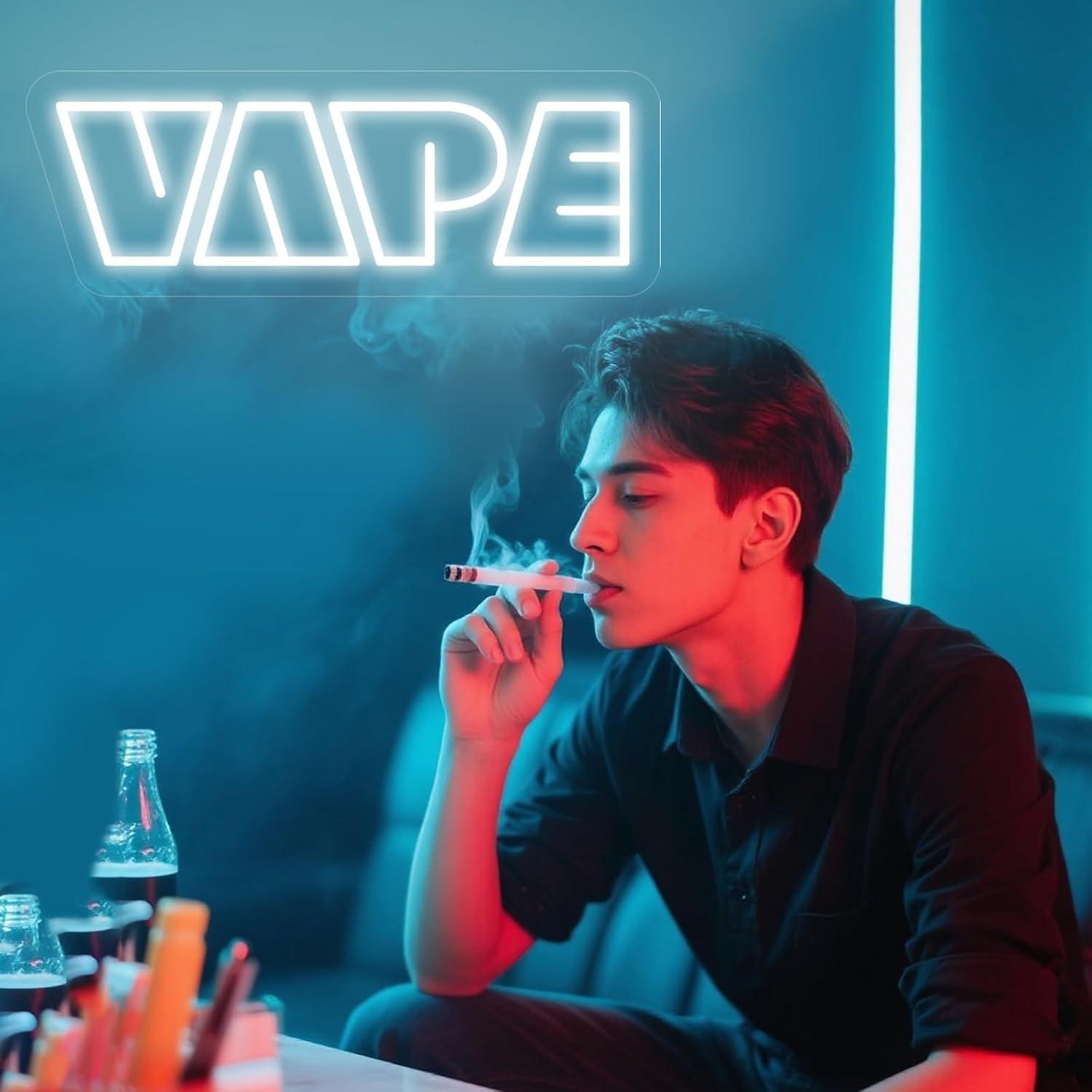 VAPE Neon Sign USB Dimmable LE – обзор и цена Vaping Store