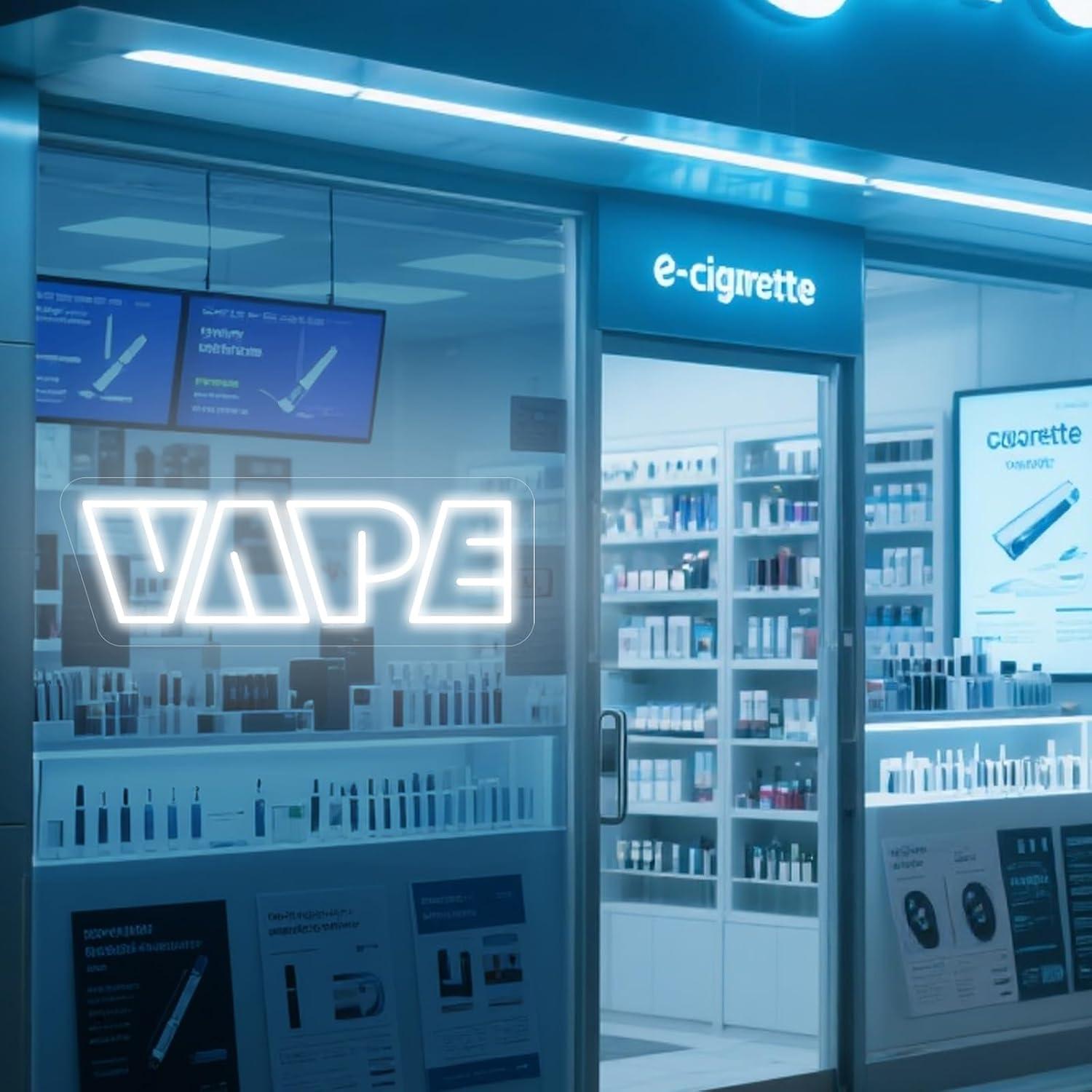 VAPE Neon Sign USB Dimmable LE – обзор и цена Vaping Store