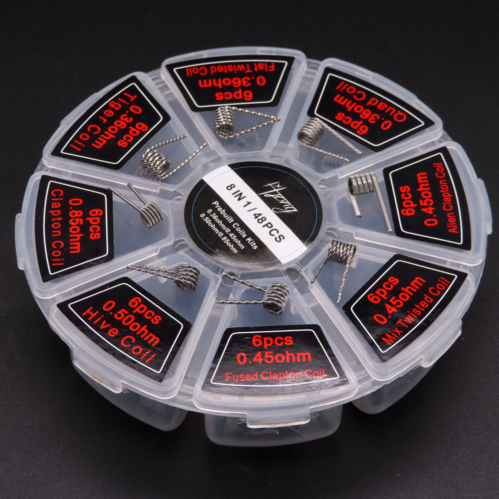 48pcs/set Premade Coils RTA RD – обзор и цена Vaping Area