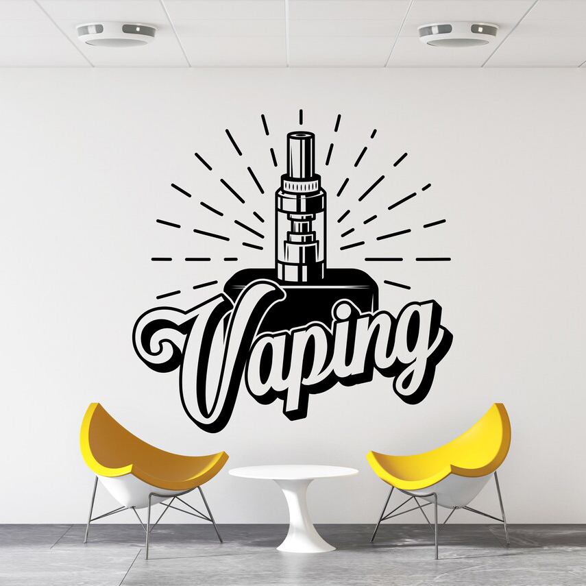 Vape Shop Wall Decal Window St – обзор и цена Vaping Store