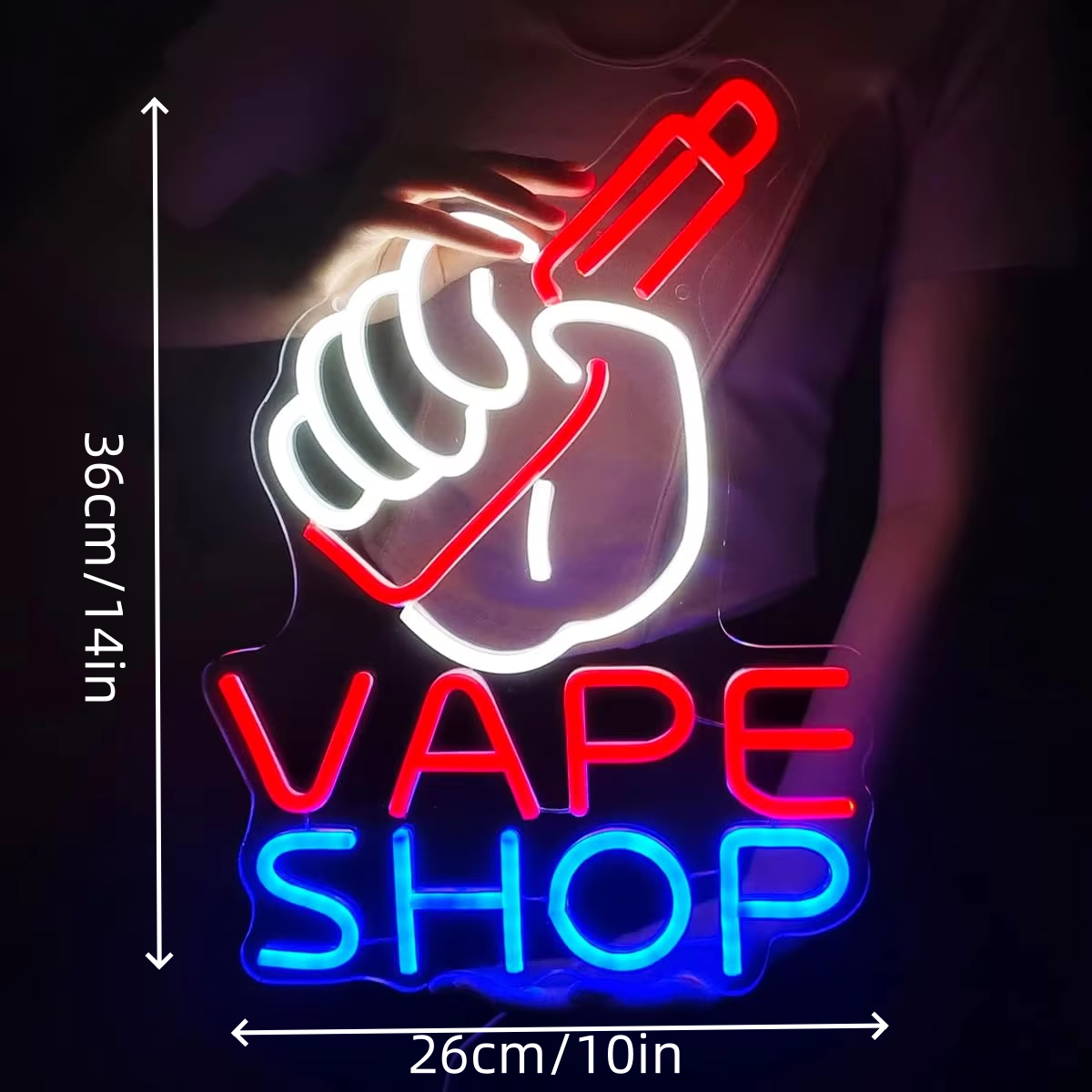 VAPE Shop Neon Sign for Smoke  – обзор и цена Vaping Store