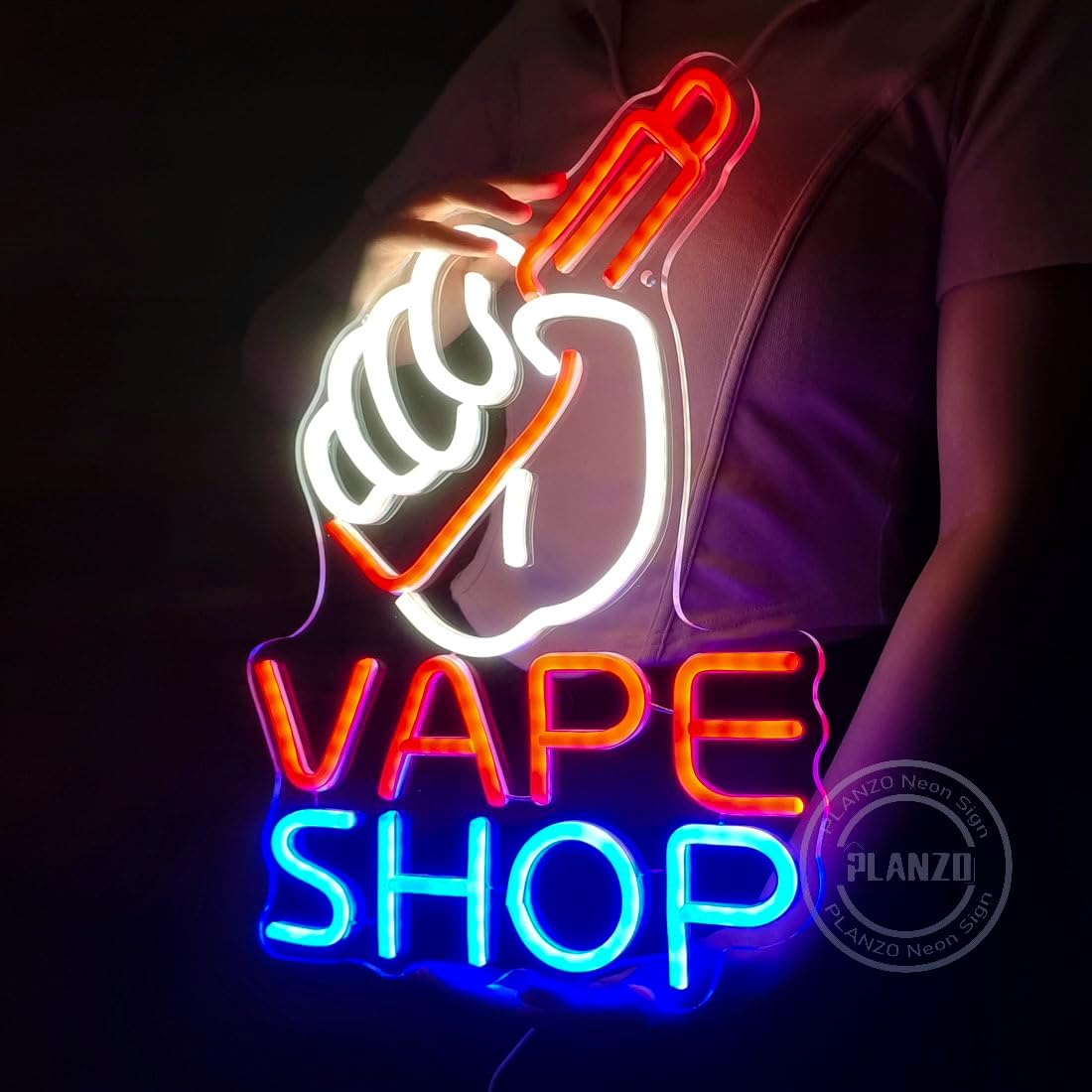 VAPE Shop Neon Sign for Smoke  – обзор и цена Vaping Store