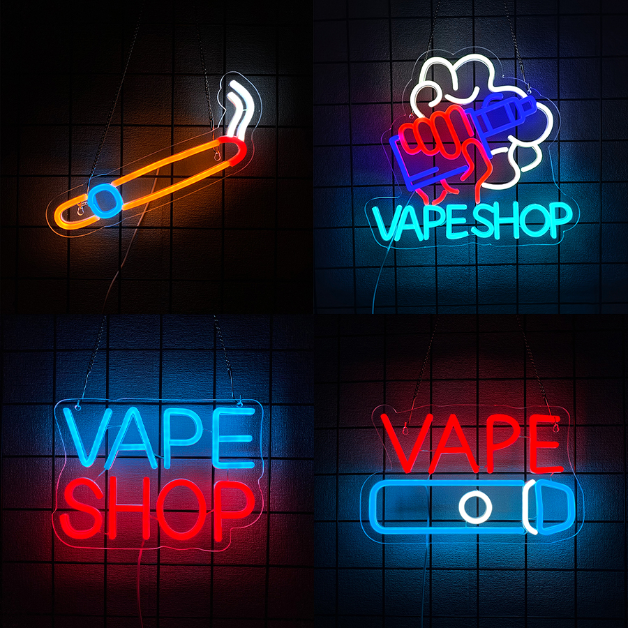 Smoke Series Neon Sign For Wal – обзор и цена Vaping Store