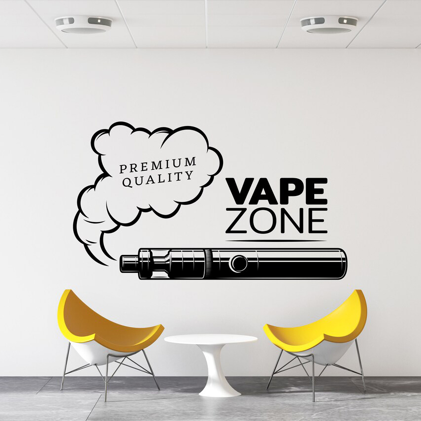 Vape Shop Wall Decal Window St – обзор и цена Vaping Store
